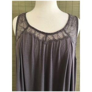 Carole Hochman Midnight Delicate Bouquet Long Gown